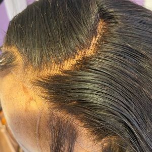 13x4 full frontal human hair wig 22”